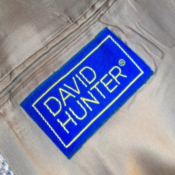 DAVID HUNTER MEN'S PURE WOOL 🦙 LUXURY TWEED BLAZER - Picture 6 of 17